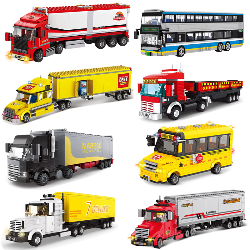 Kids Education Sites - Truk Kargo Besar Kota Modern Baru