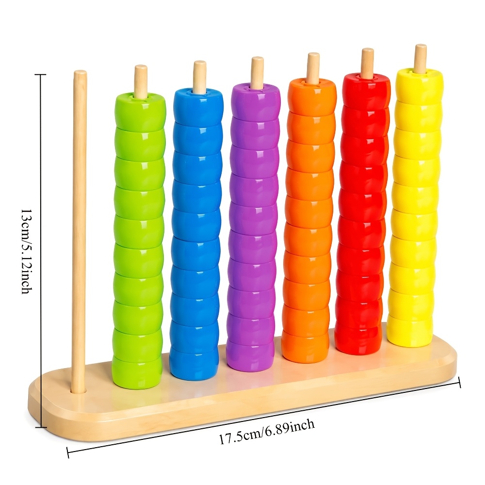 Mainan Puzzle Pencocokan Manik - Abacus Counting Bead ulasan dan harga