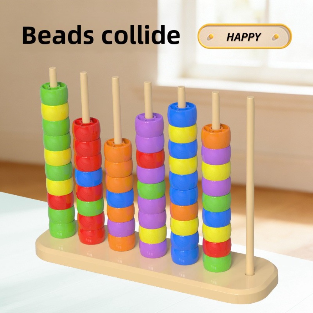 Mainan Puzzle Pencocokan Manik - Abacus Counting Bead ulasan dan harga