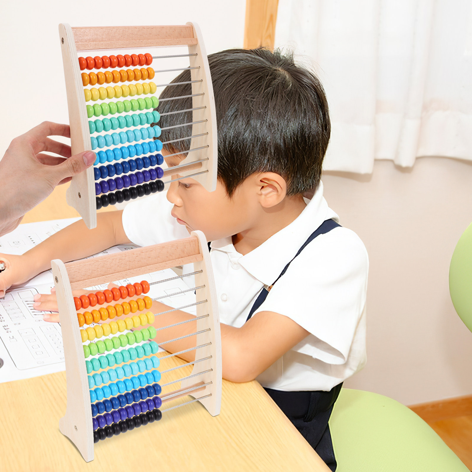 1Set Alat Berhitung Kayu Eduka - Abacus Counting Bead ulasan dan harga