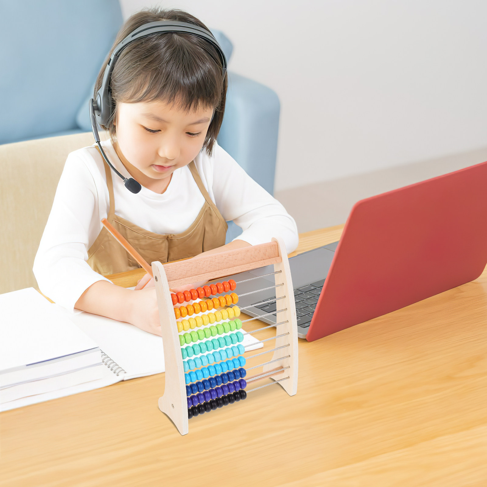 1Set Alat Berhitung Kayu Eduka - Abacus Counting Bead ulasan dan harga