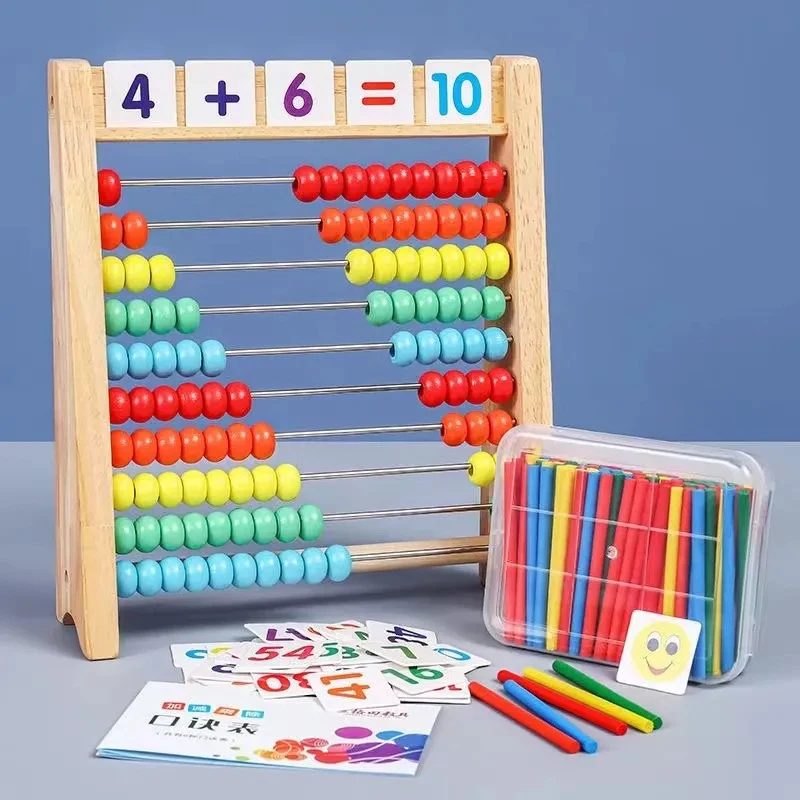 Mainan Menghitung Kayu Mainan  - Abacus Counting Bead ulasan dan harga