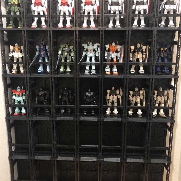 Rak Display Gundam Gnaku HG/RG - Bandai Model Gundam Rg ulasan dan harga