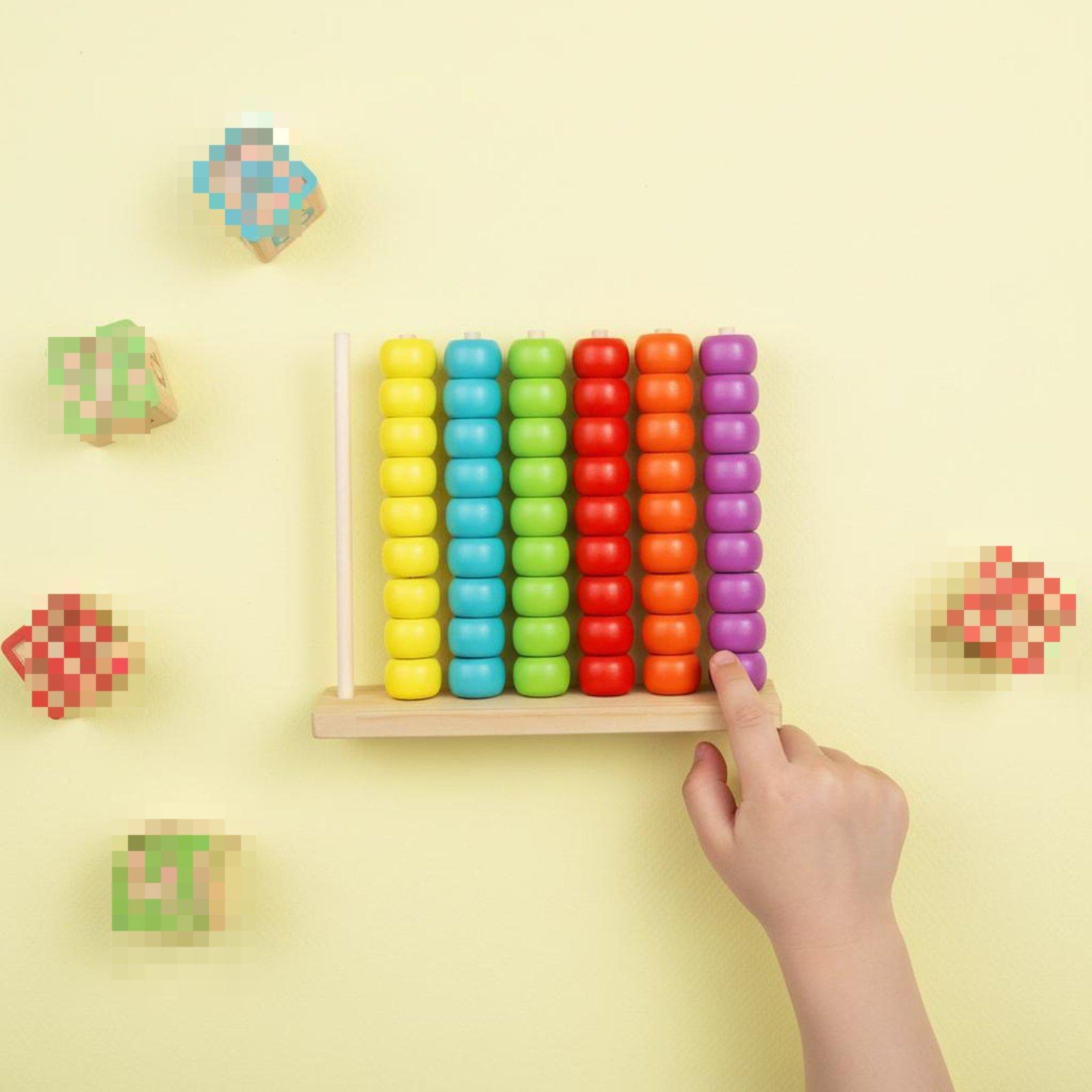 Abakus Warna-warni Pengenal Wa - Abacus Counting Bead ulasan dan harga